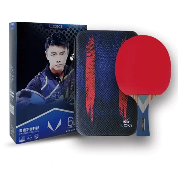 Buy DHS 6-Star Table Tennis Racket Ping Pong Paddle Blade Inverted Rubber with Carry Case Online at Low Prices in India Buy DHS 6-Star Table Tennis Racket Ping Pong Paddle Blade Inverted Rubber with Carry Case Online at Low Prices in India