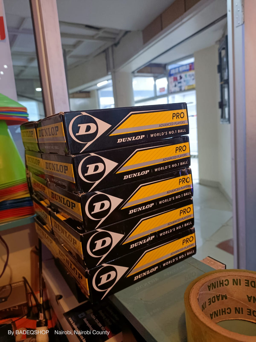 Dunlop Pro Squash Ball (double yellow dot) Badeq Shop