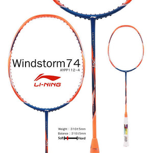 WINDSTORM 74: Li-Ning's lightestarjunar badminton racket