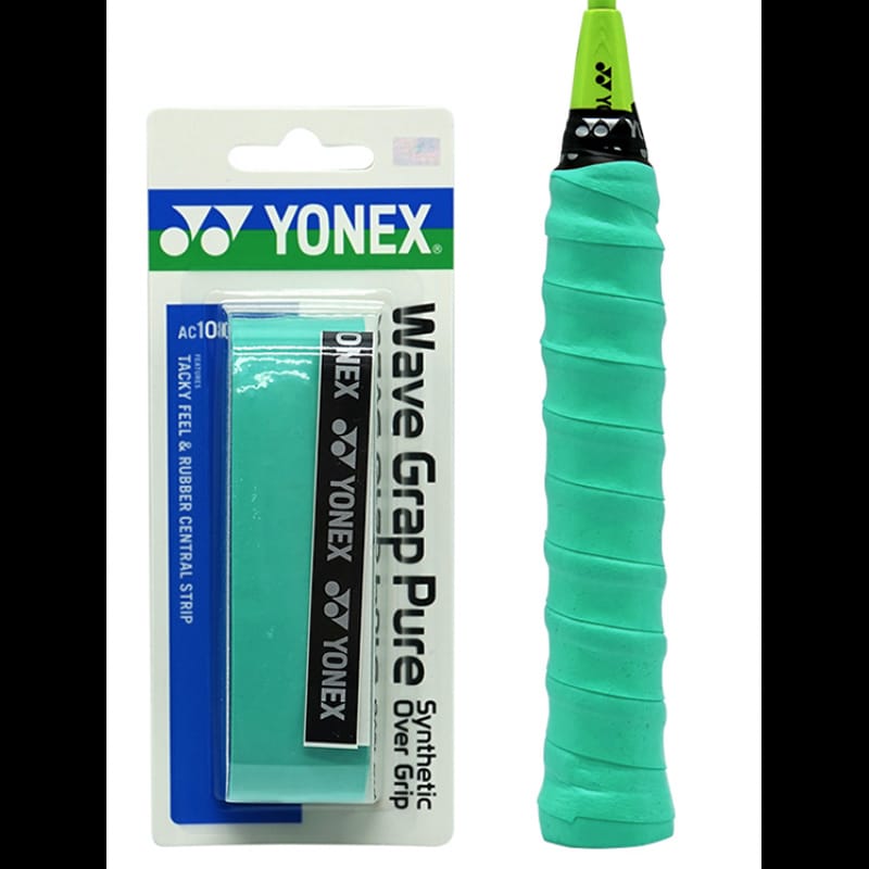 YONEX WAVE GRAP PURE : Tacky feel & rubber central strip