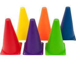 Plastic 15 inch Training Cones